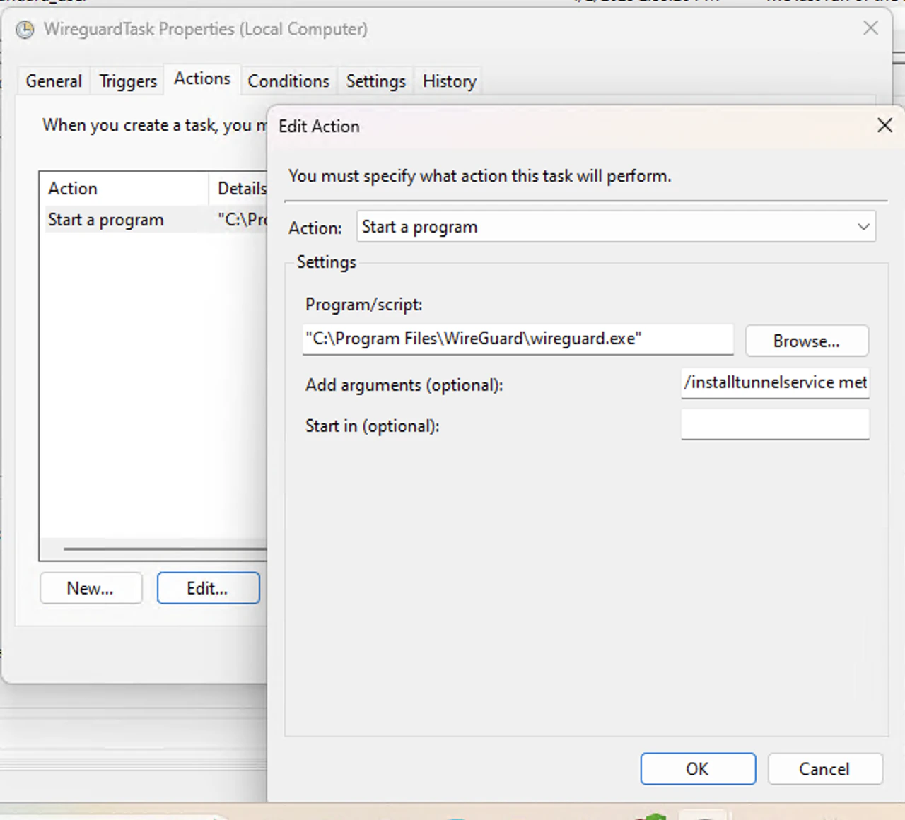 WireGuard configuration step 16