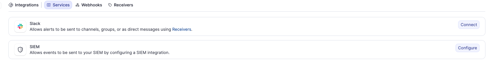 Slack Connect button