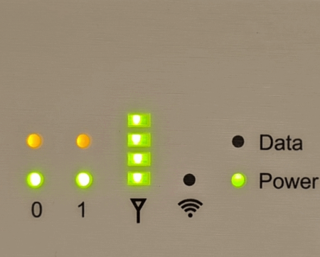 Meter Security Appliance status LEDs