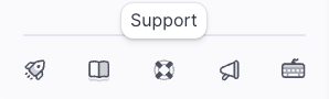 Meter Dashboard support ticket interface