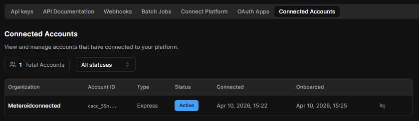 Meteroid Connect Platform