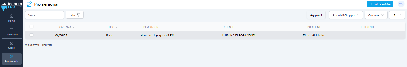 PROMEMORIA
