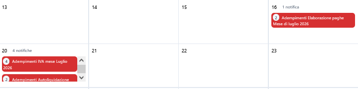 Adempimenti A Calendario
