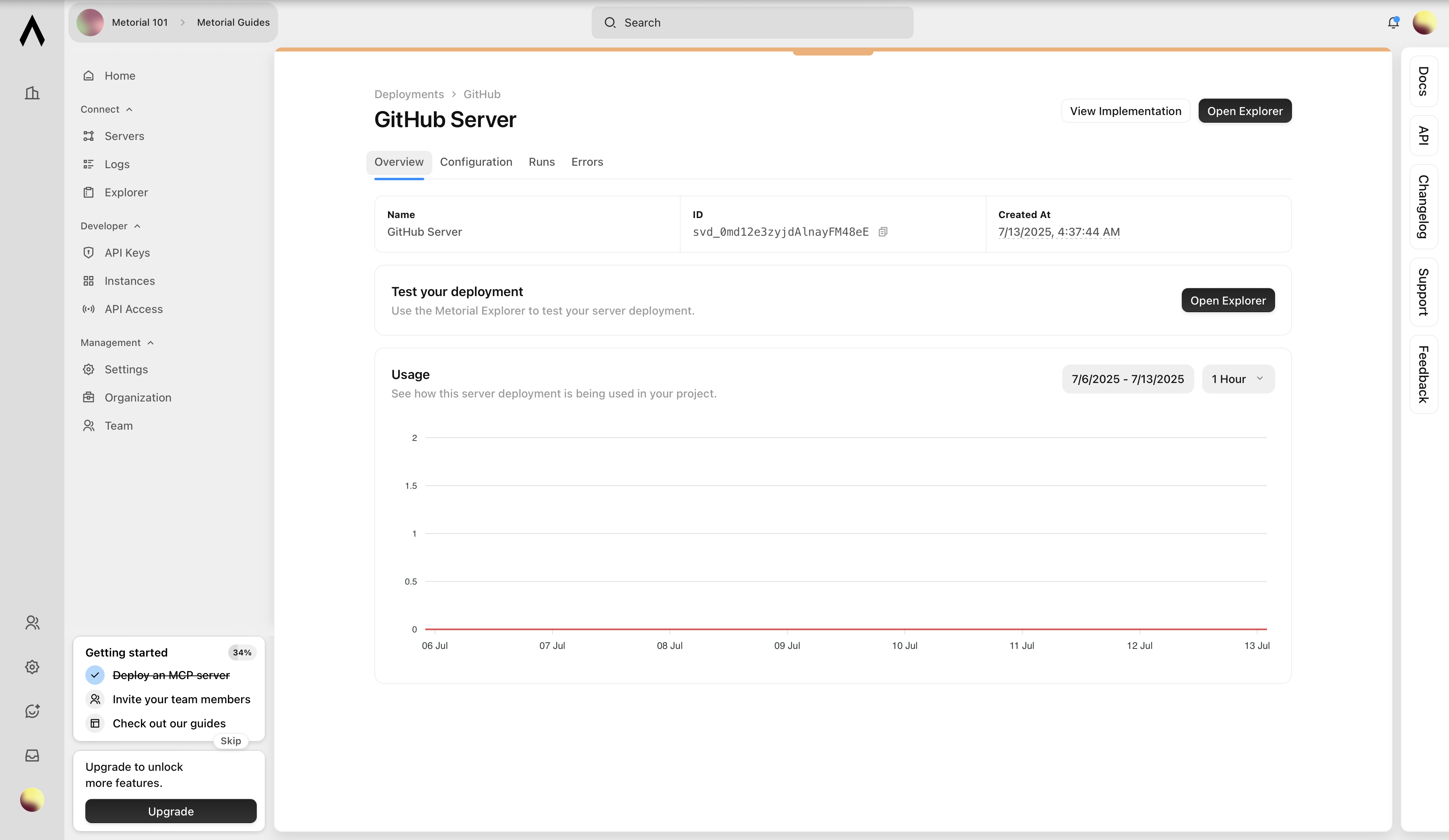 Testing Deployed Server