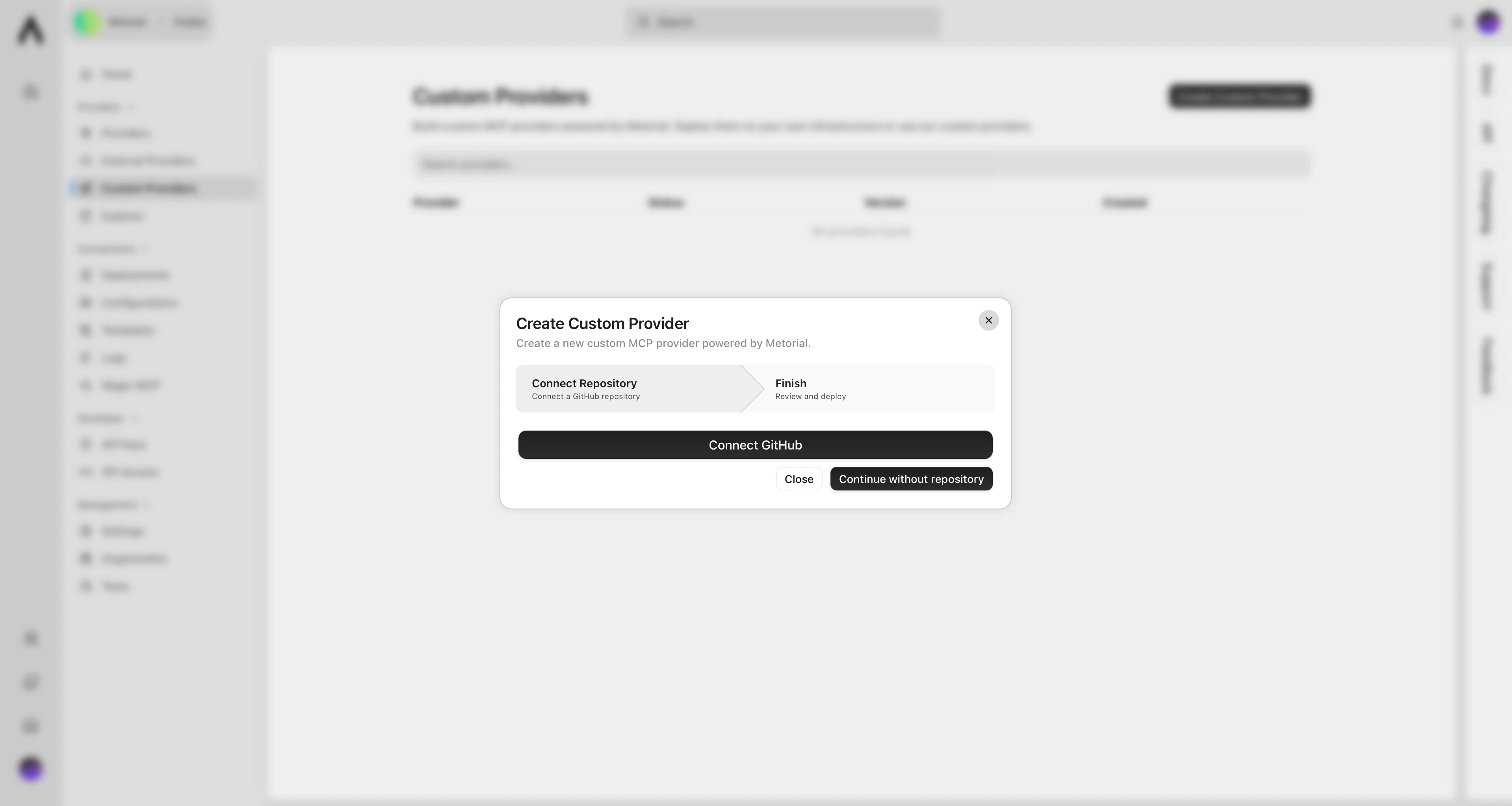 Create custom provider