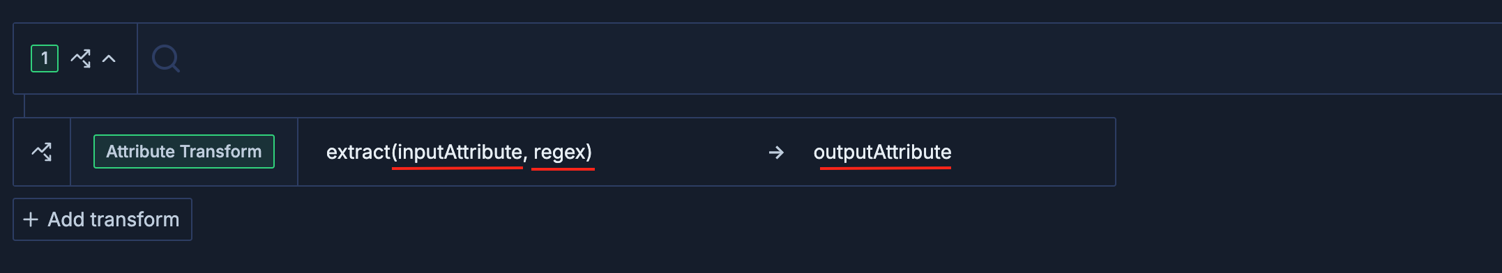 Log Transformations input pills