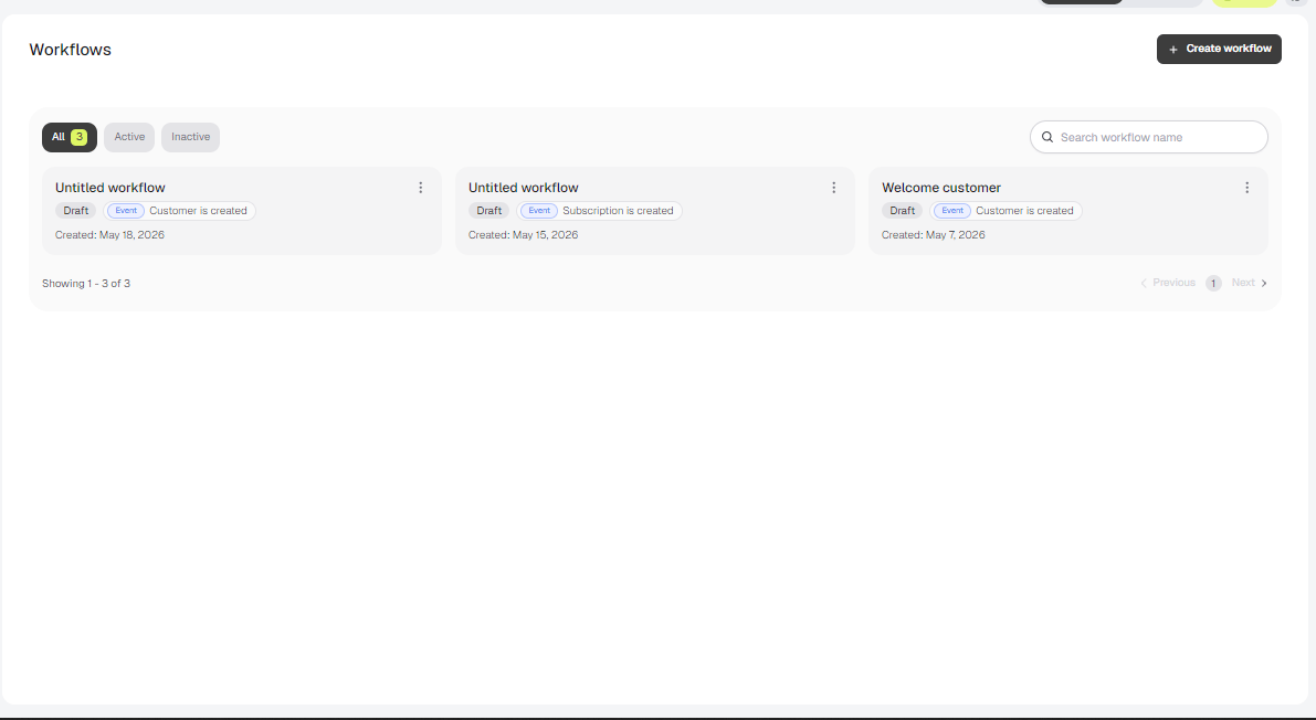 Workflows