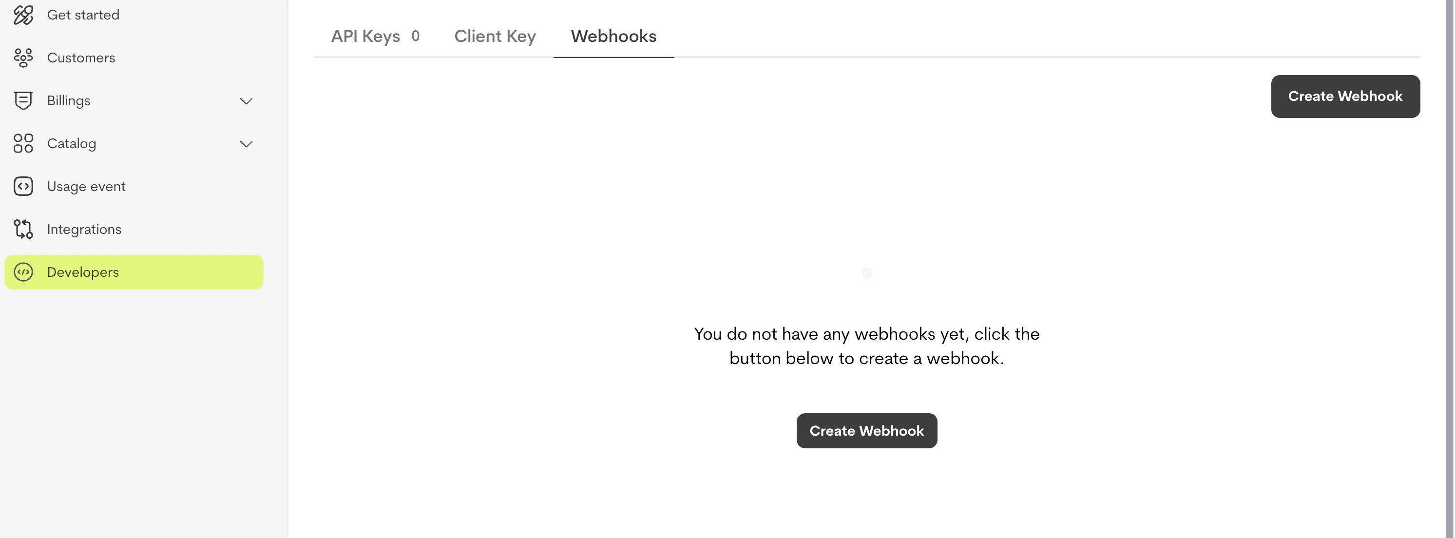 Create Webhook Create Webhook