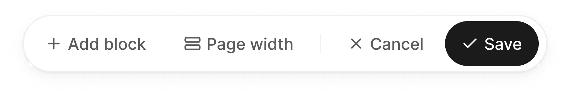 A dashboard in edit mode with the layout dock