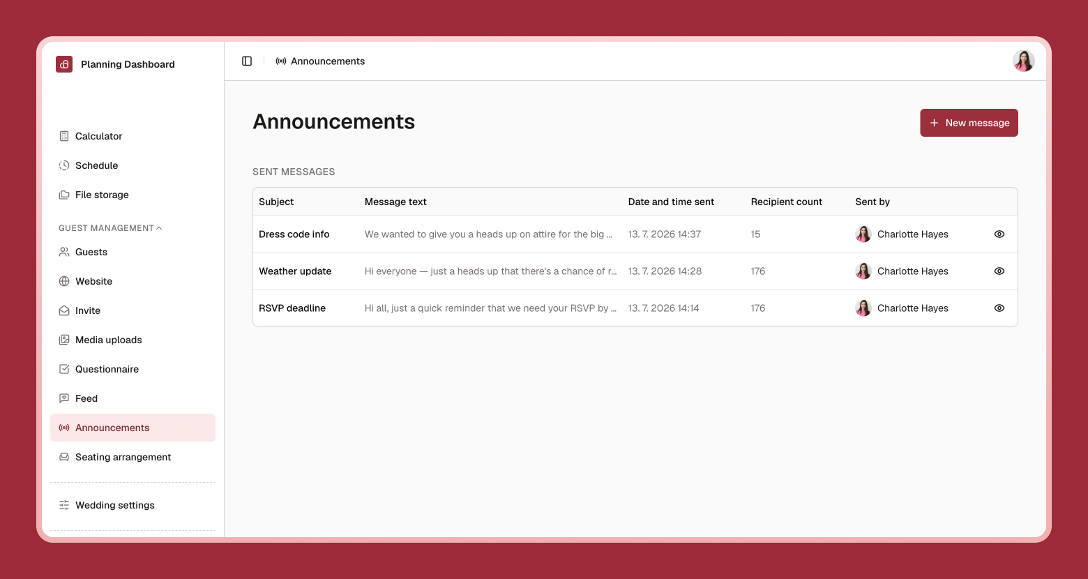 27 Announcements