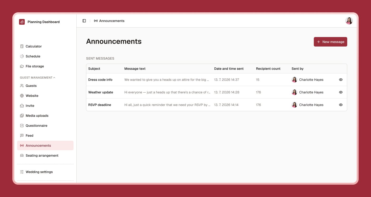 27 Announcements