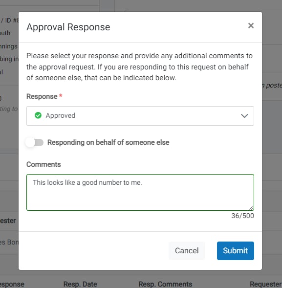 Select Your Response