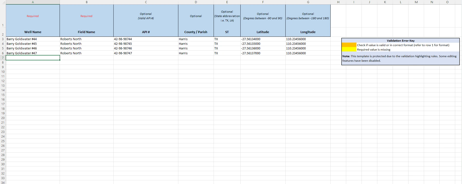 Fill in the Template