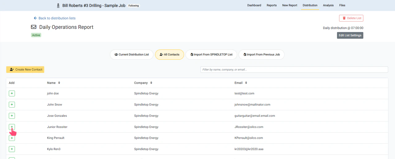 Add Contacts Individually