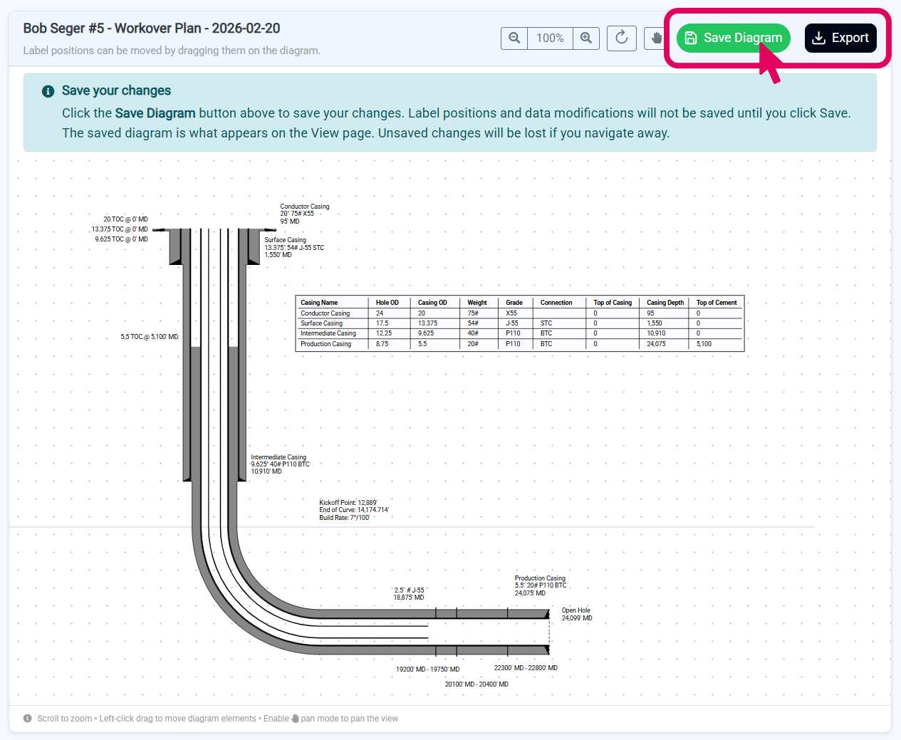 Save and Export Diagram