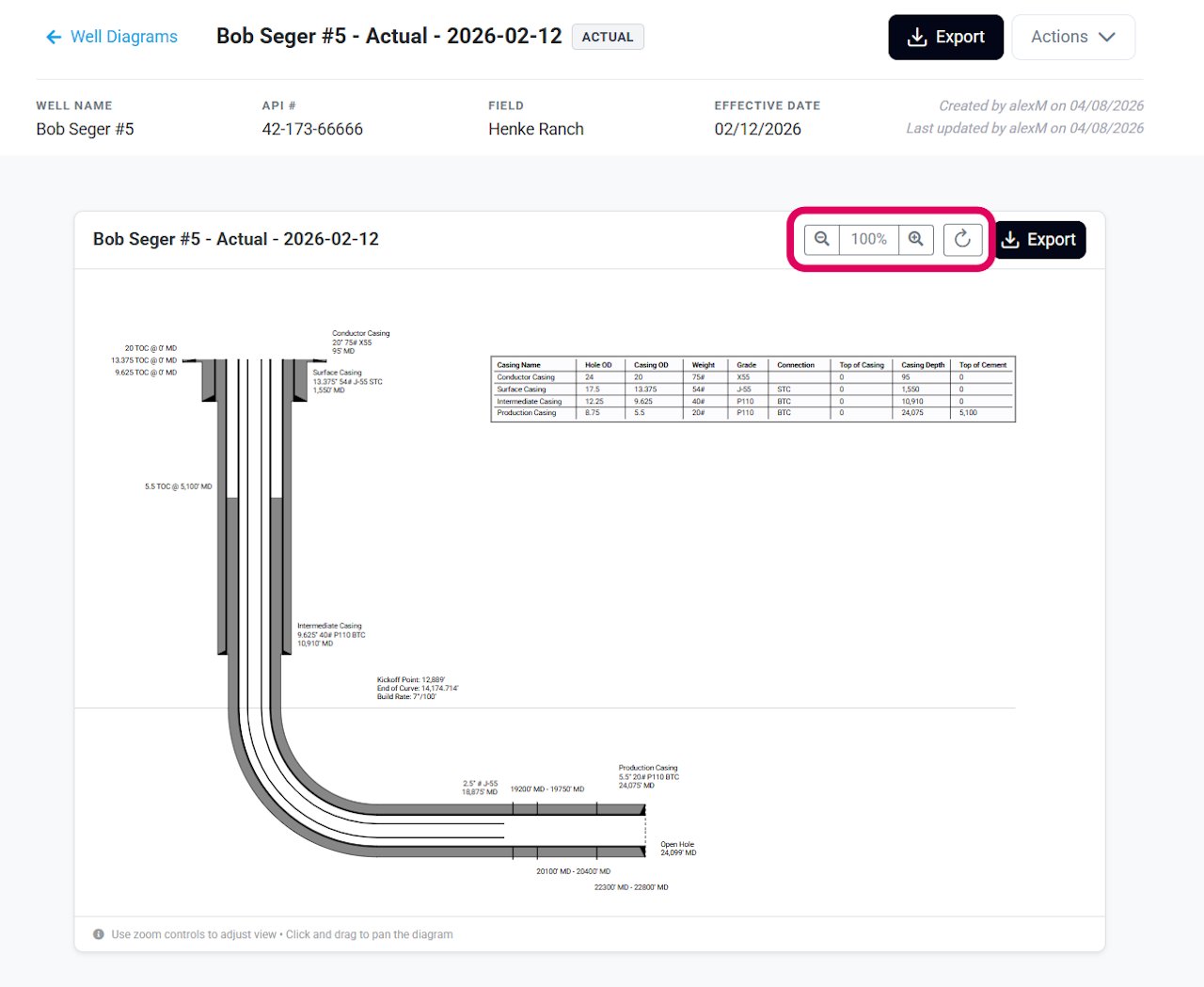 Wellbore Diagram Viewer