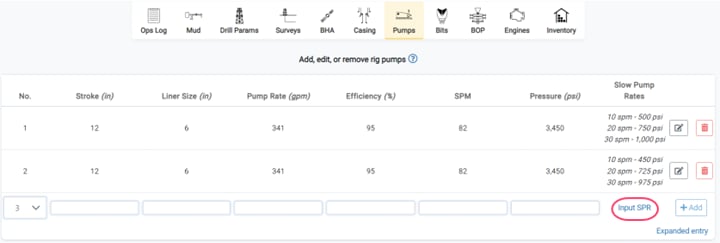 Slow Pump Rate