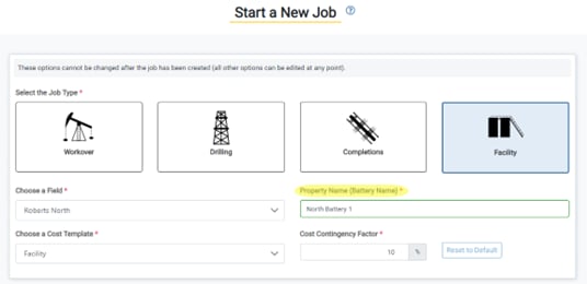 Creating a Facility Job
