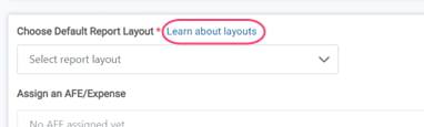 View Report Layouts