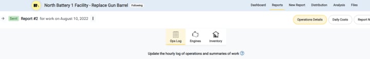 Operations Entry Components