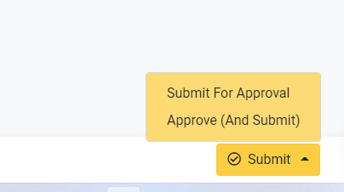New Submit Options for Admins