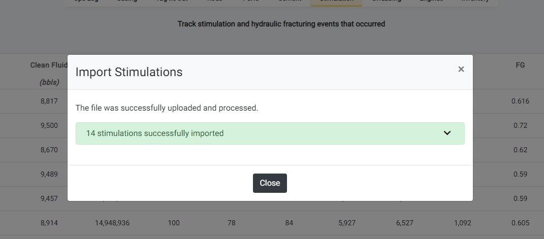 Import Stimulations - Step 3