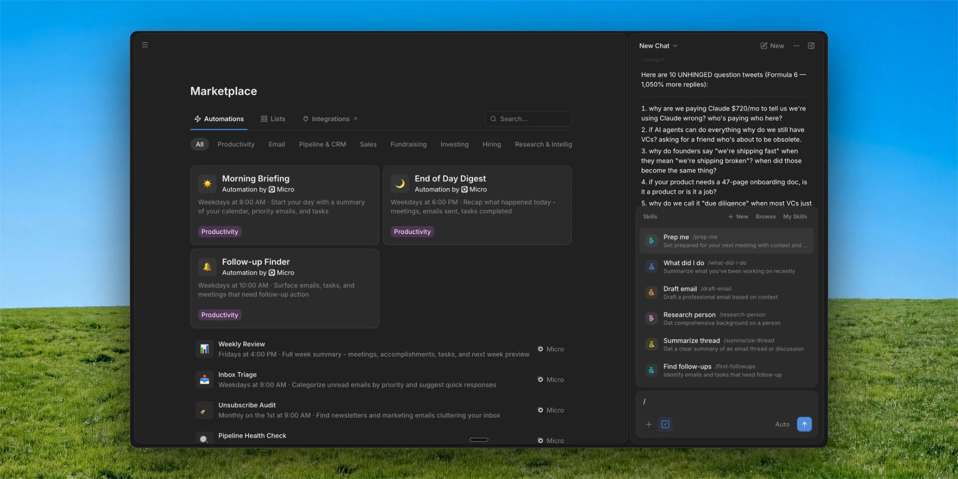 Micro Marketplace