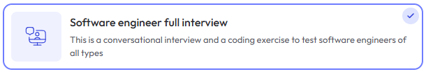 Software Engineer Full Interview