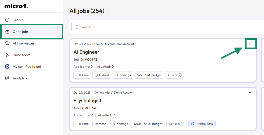 How to edit a job flow