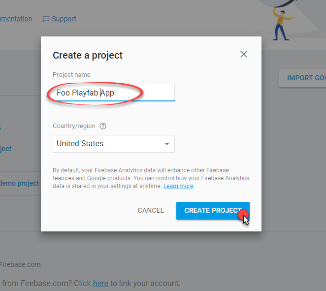 Firebase - Crear proyecto