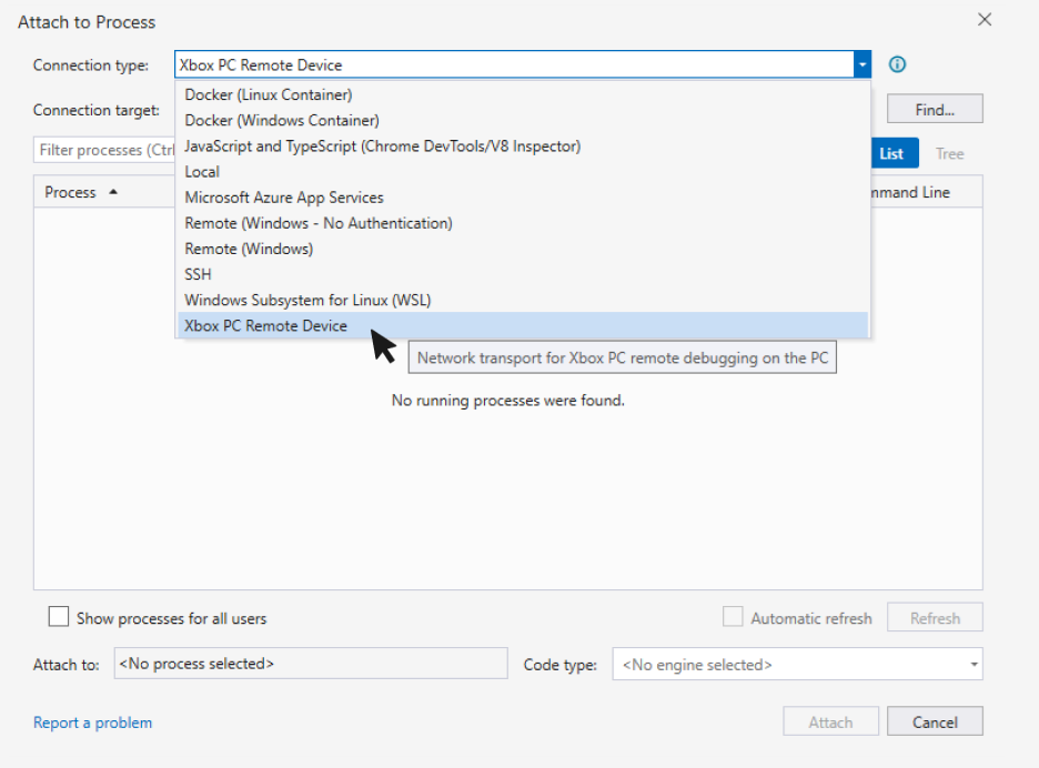 include picture of attach dialog with correct transport selected