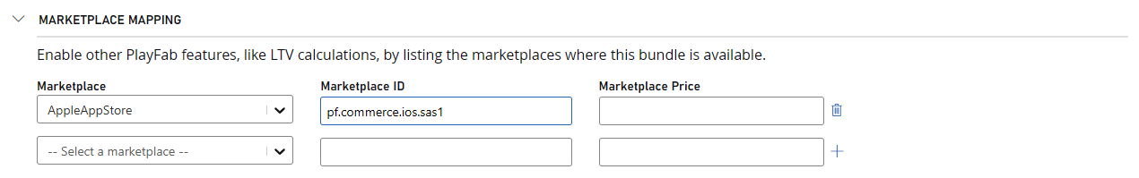 Marketplace mapping