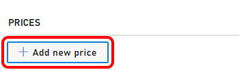 Add new price ボタン