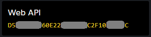 WebAPI Key Example
