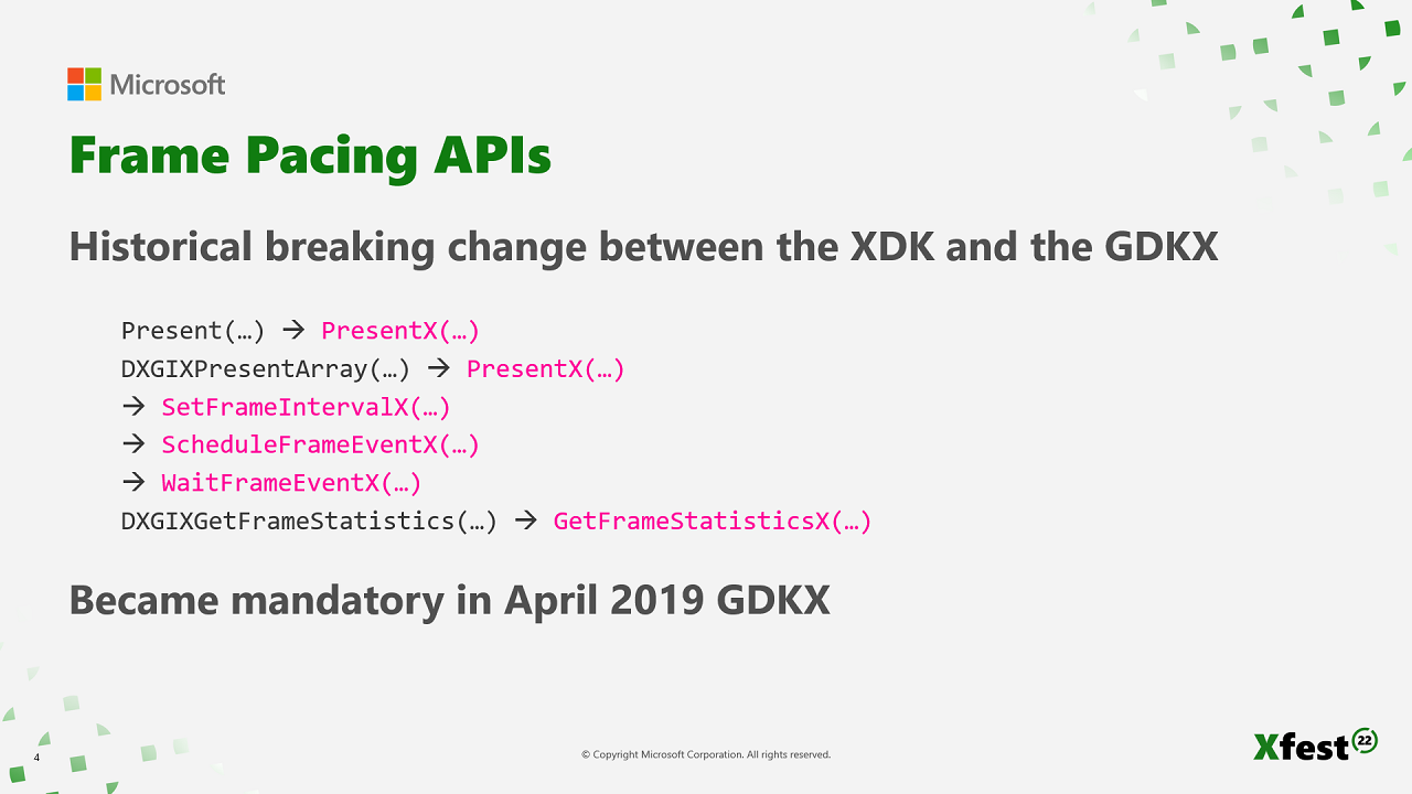 API de cadencement des images
