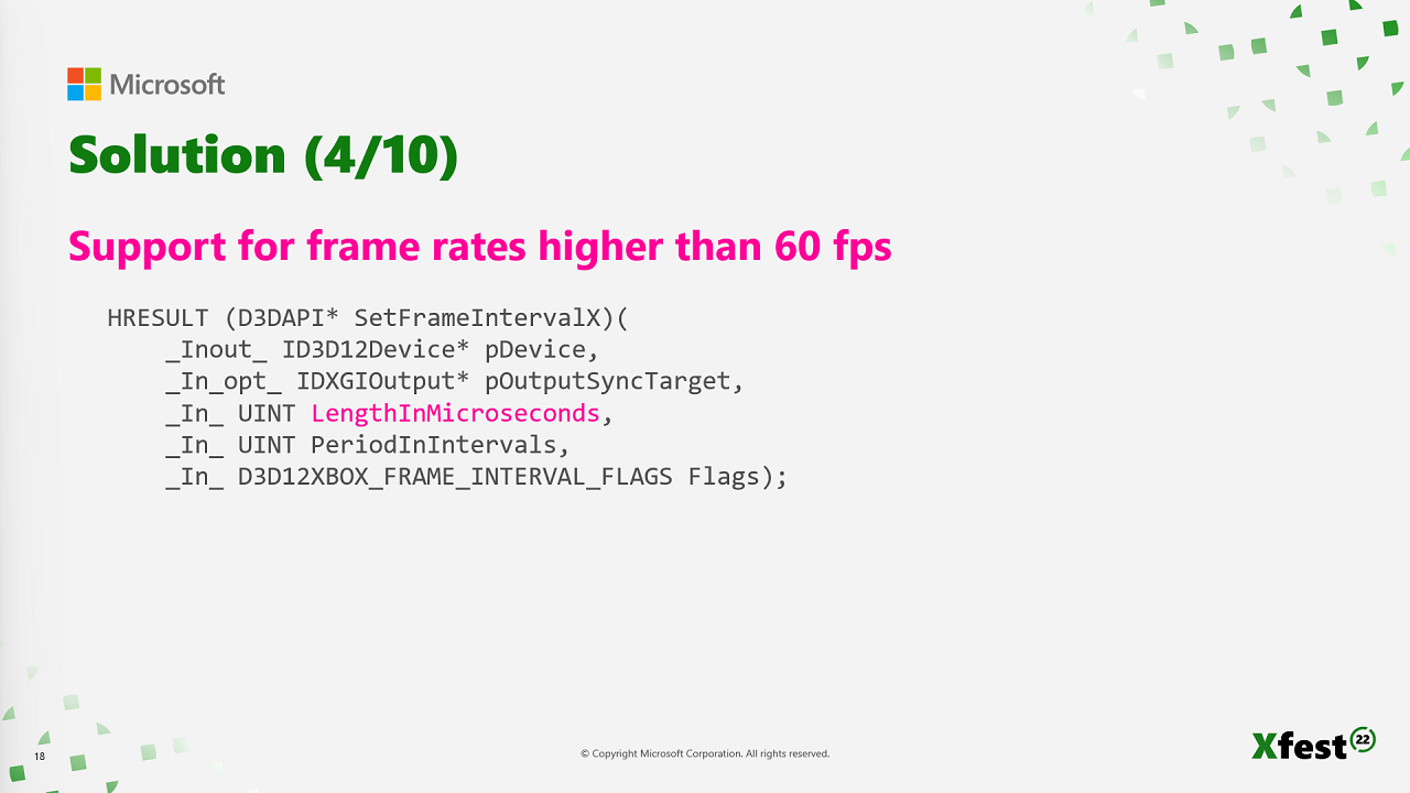 Prise en charge des fréquences d'images supérieures à 60 FPS