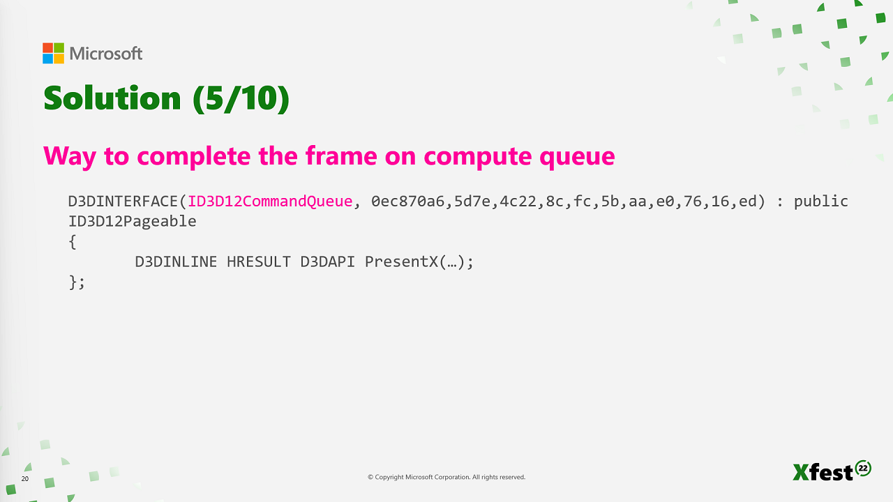 Moyen de terminer l'image sur la file d'attente de calcul