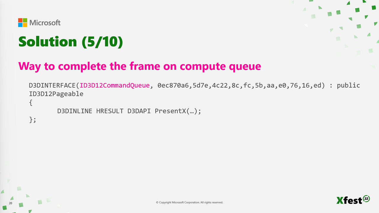 Moyen de terminer l'image sur la file d'attente de calcul