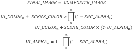 Image montrant le résultat de la résolution pour UI_ALPHA indice n