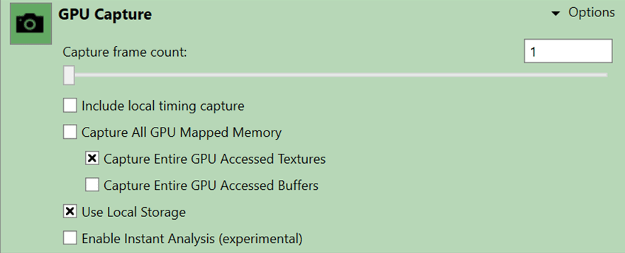 PIX on XBOX GPU 擷取