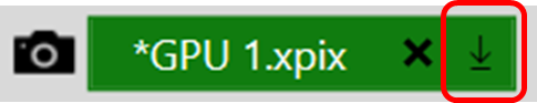 PIX on XBOX GPU 擷取下載按鈕