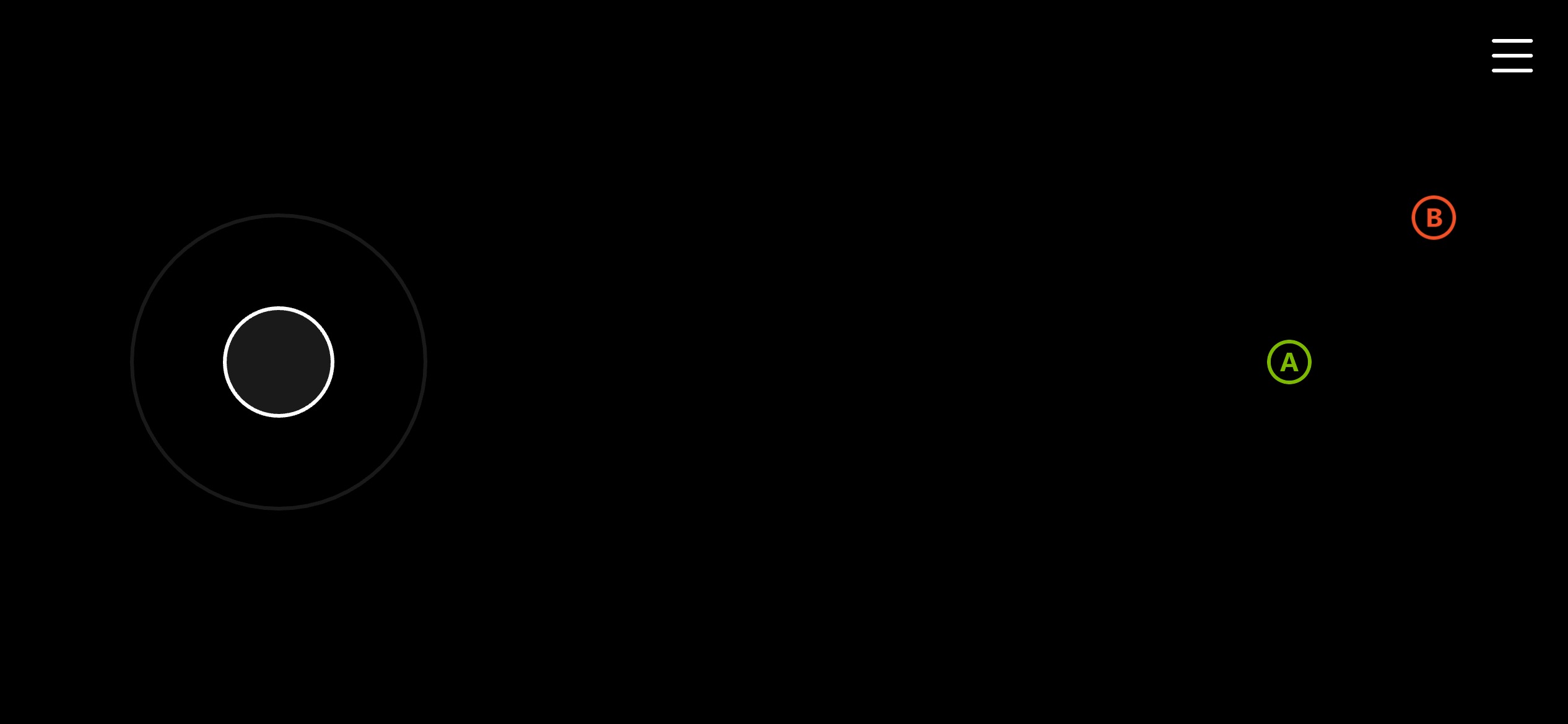 Captura de pantalla de la plantilla Menu de la herramienta de línea de comandos del kit de adaptación táctil