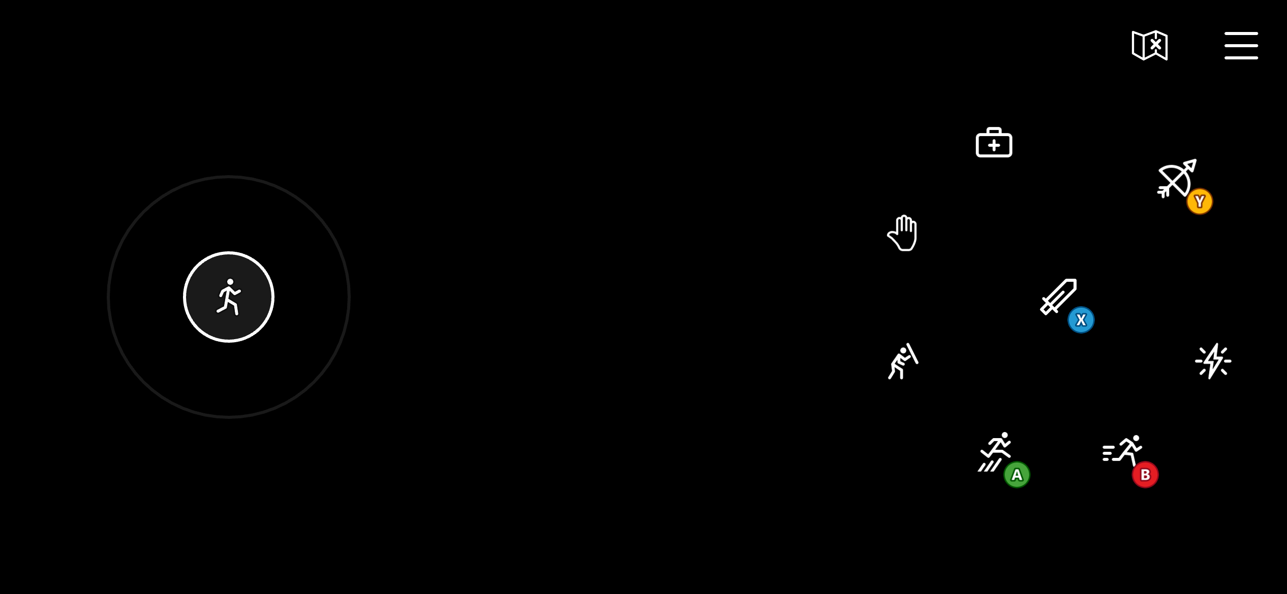 Captura de pantalla de la plantilla Platformer "Advanced" de la herramienta de línea de comandos del kit de adaptación táctil