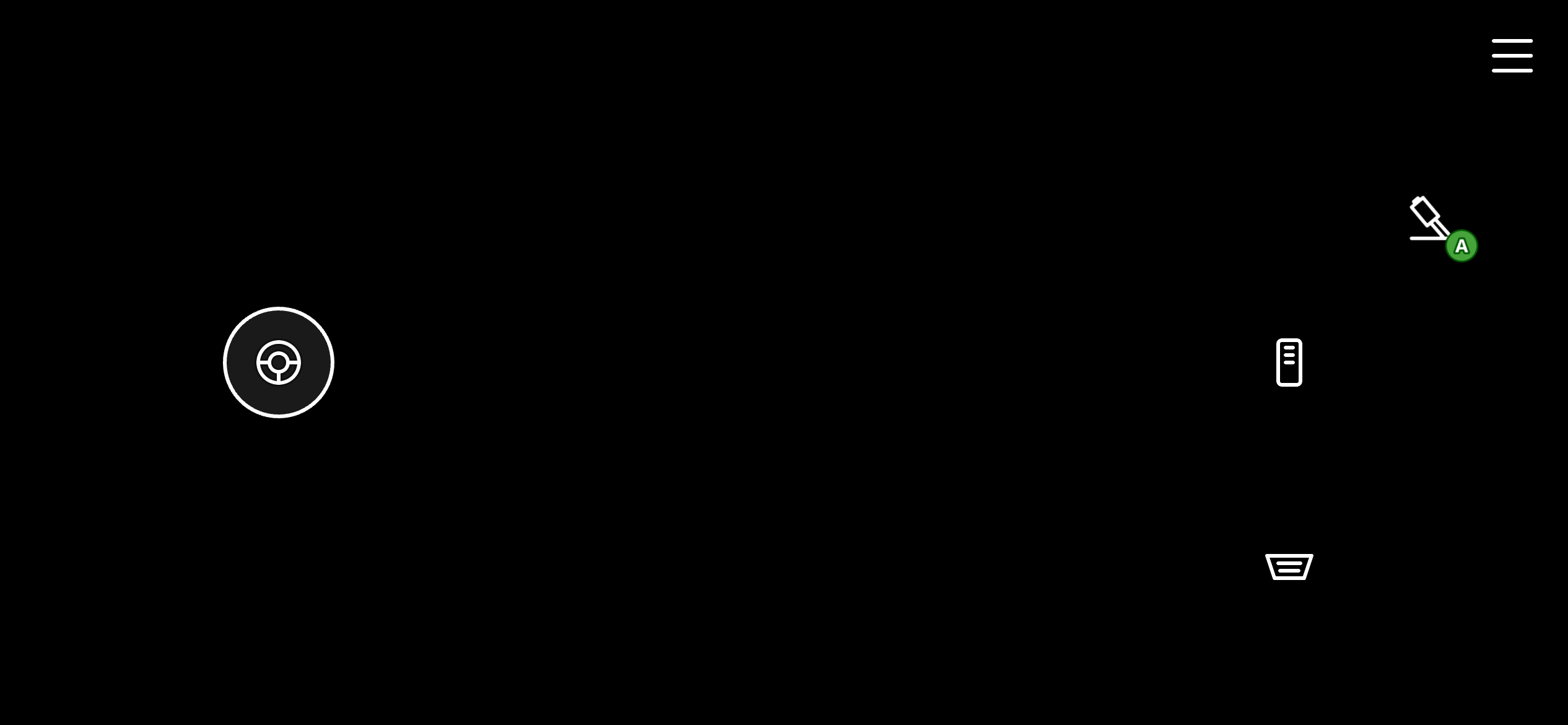 Captura de pantalla de la plantilla Racing "Basic" de la herramienta de línea de comandos del kit de adaptación táctil