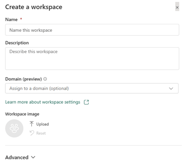 Criar um workspace do Microsoft Fabric