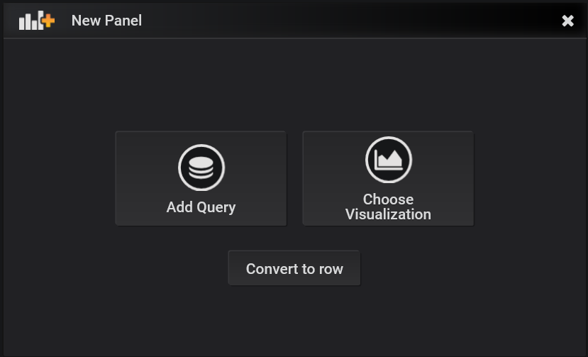 Grafana 新しいパネル