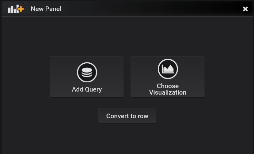 Grafana 新しいパネル