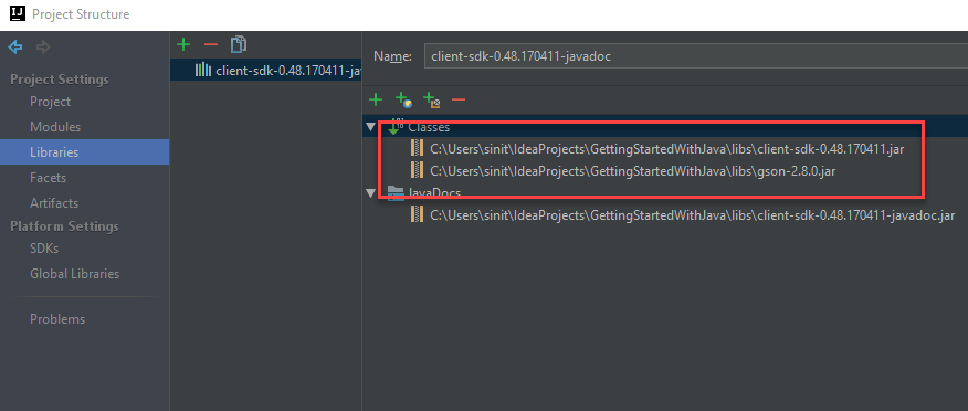 Intellij - jar 파일 추가 확인