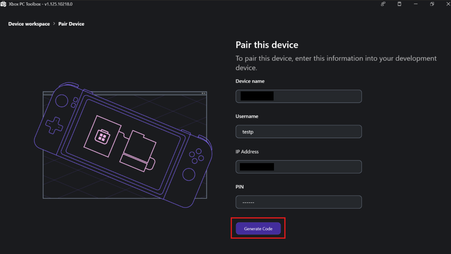 Detalles de conexión del dispositivo remoto
