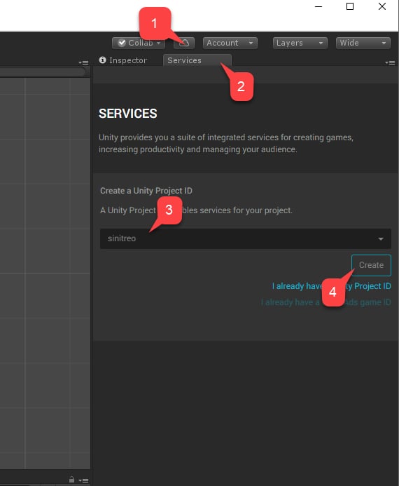 Setting up UnityIAP service